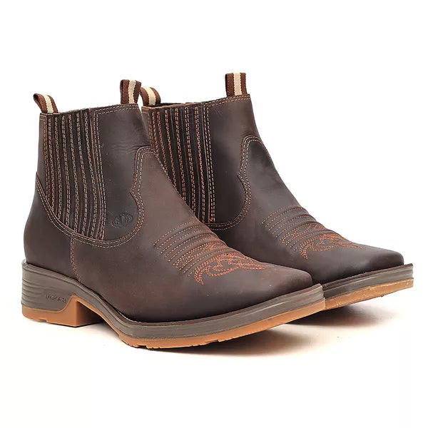 Bota Masculina Café - Durabilidade e Conforto Extremo